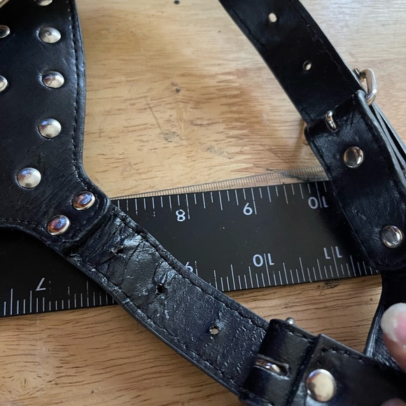 Spike Studded Dog Harness Black Training Med to Large dog - Picture 5 of 12